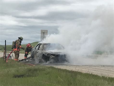 Fire crews respond after vehicle goes up in flames in Westboro
